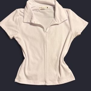 Chadwicks Women's Cream Button Down Shirt